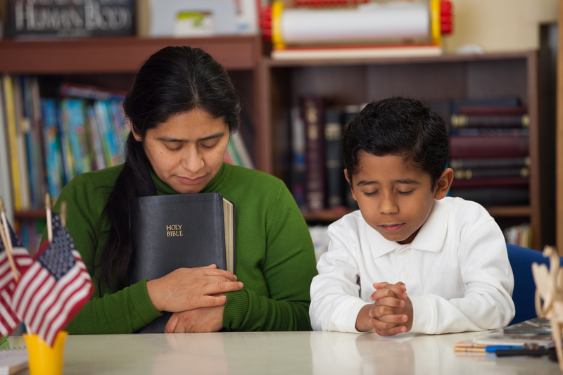 Teacher Praying